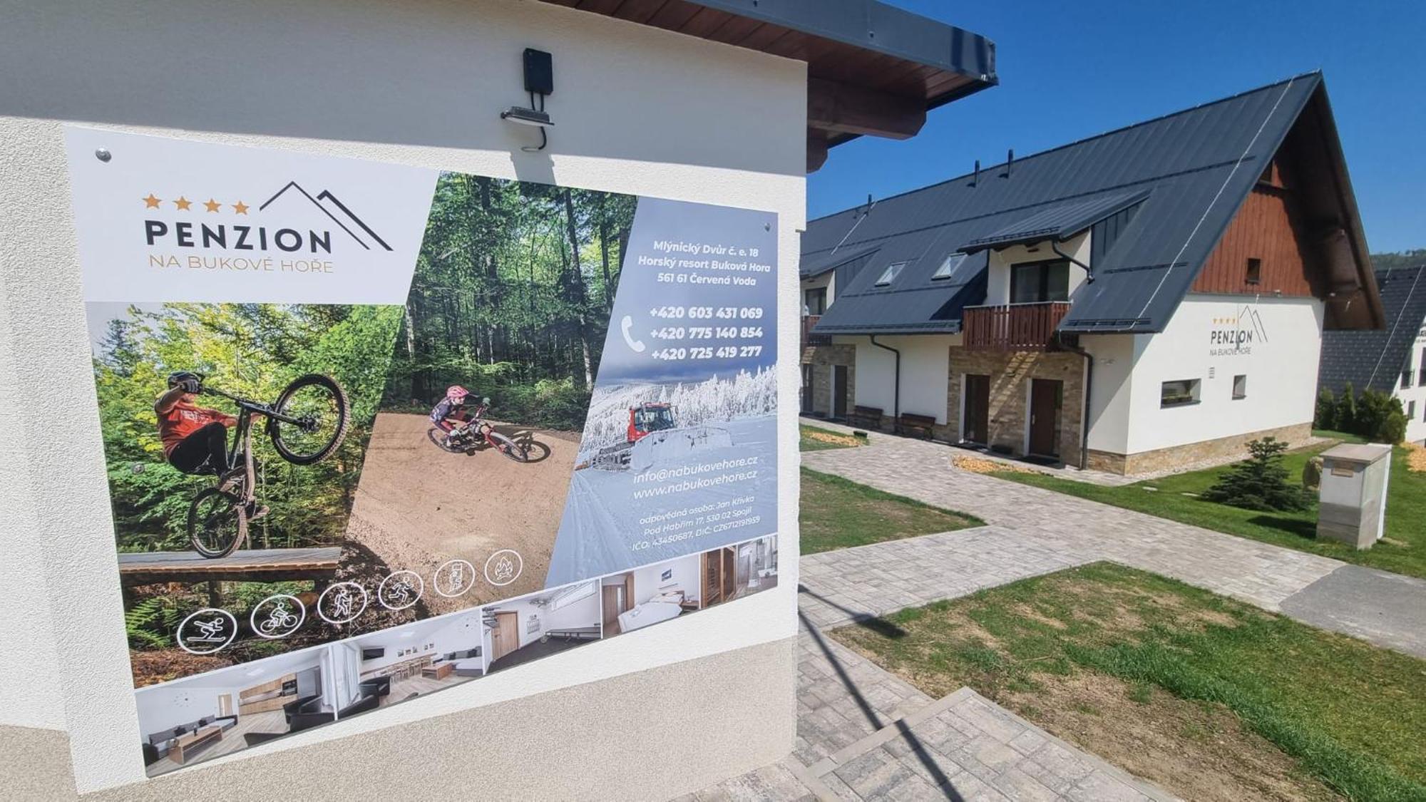 "Penzion Na Bukove Hore" - Apartmanovy Dum, Horsky Resort Bukova Hora Červená Voda Exteriör bild